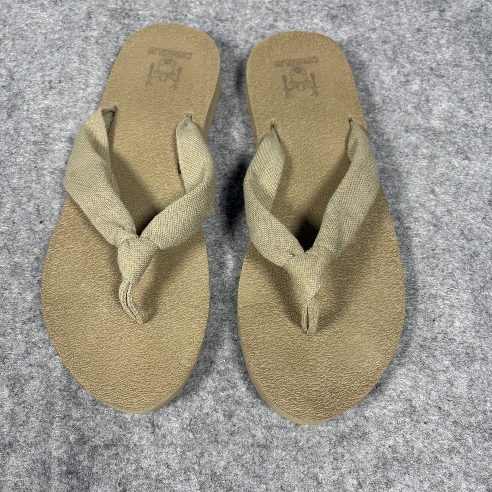 KuaiLu Flip Flops Thong Sandals Yoga Mat Foam Arch Support Comfort W Size 10
